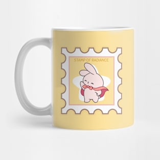 Cute Adorable Bunny: A Stamp of Brilliance that Shines Bright! Mug